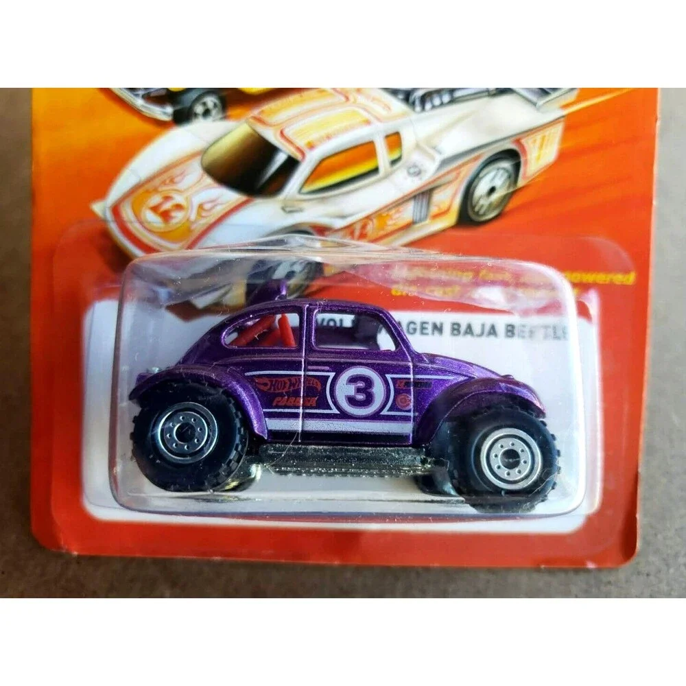 2011 Hot Wheels VOLKSWAGEN BAJA BEETLE The Hot Ones Series VW BUG Purple 1:64